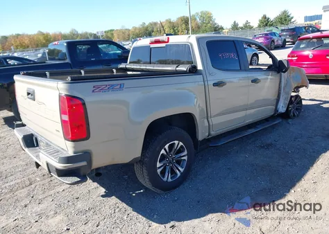 2022 Chevrolet Colorado 4Wd Short Box Z71 из США, поврежденный, VIN 1GCGTDEN5N1118127